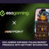 Strategic Collaboration: ESA Gaming Expands Presence in Italy through Betpoint Integration