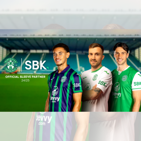 Hibernian FC Announces Partnership with SBK as Official Sleeve Partner Until 2026