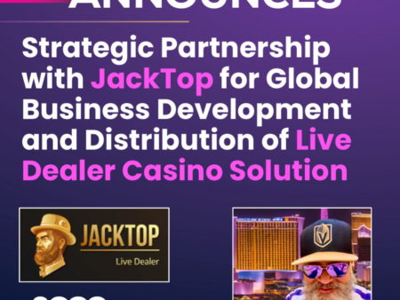 SCCG Management and JackTop Announce Strategic Partnership to Revolutionize Live Dealer Casino Solutions