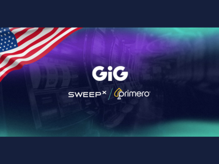 GiG Launches Revolutionary SweepX Sweepstakes Platform in the US in Partnership with Primero Games