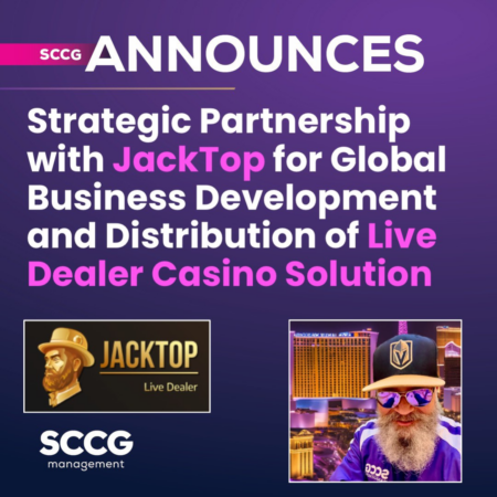 SCCG Management and JackTop Announce Strategic Partnership to Revolutionize Live Dealer Casino Solutions